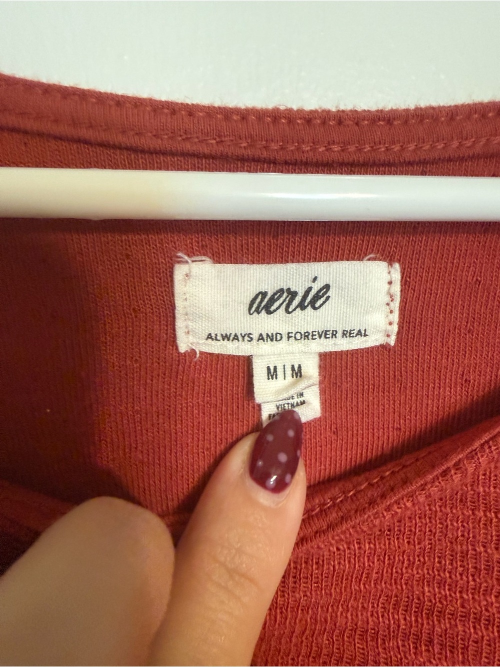 Aerie Cherry Red Size Medium Set - Picture 7 of 7